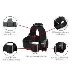 Octopus tripod - chest band mount for GoPro Hero 7 6 5 EKEN H9 Xiaomi Yi 4KGS65Mounts