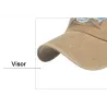 Vintage original Shark - embroidery cotton baseball cap - unisexHats & Caps