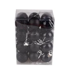 Christmas tree balls - 24 piecesChristmas