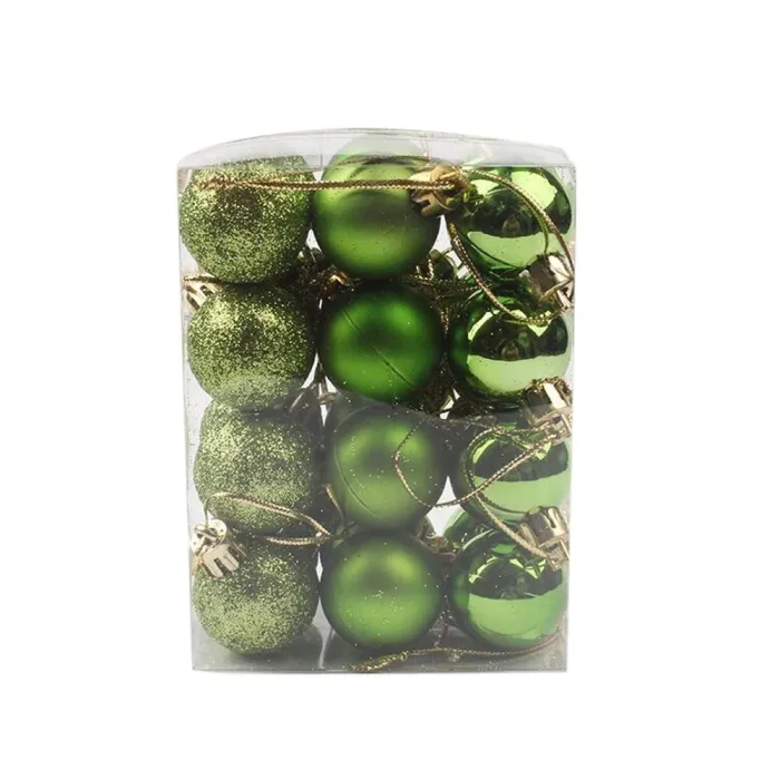 Christmas tree balls - 24 piecesChristmas