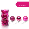 Christmas tree balls - 24 piecesChristmas