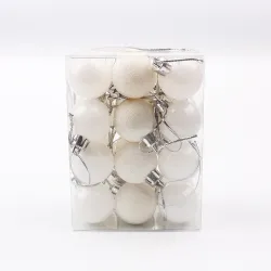 Christmas tree balls - 24 piecesChristmas