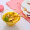 Leaf shaped handle - tea spoon & fork for tea - coffee & dessertsCutlery