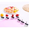 Ant shaped forks for fruit & snacks - desserts 12 piecesBar supply