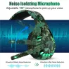 3.5mm gaming headset - headphones with microphone & Led lightEar- & Headphones
