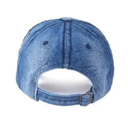 Jeans baseball cap with red roseHats & Caps