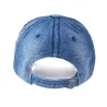 Jeans baseball cap with red roseHats & Caps