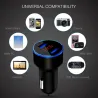 5V 3.1A Universal smartphone car charger with dual USB and LEDInterior accessories