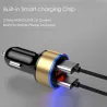 5V 3.1A Universal smartphone car charger with dual USB and LEDInterior accessories