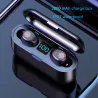 V5.0 F9 TWS wireless Bluetooth earphone - LED display - 2000mAh power bank - headset with microphoneHeadsets
