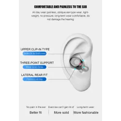 V5.0 F9 TWS wireless Bluetooth earphone - LED display - 2000mAh power bank - headset with microphoneHeadsets