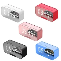 G5 wireless Bluetooth speaker with mirror LED alarm clock - support TF cardBluetooth speakers