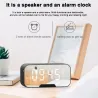 G5 wireless Bluetooth speaker with mirror LED alarm clock - support TF cardBluetooth speakers
