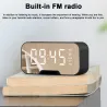 G5 wireless Bluetooth speaker with mirror LED alarm clock - support TF cardBluetooth speakers
