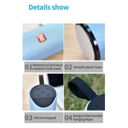 Bluetooth speaker - portable wireless mini column - 3D 10W - FM TF cardBluetooth speakers