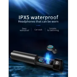 Q67 TWS wireless earbuds - 3D stereo - Bluetooth 5 - microphone - waterproof - auto pairing headsetEar- & Headphones