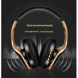 Wireless Bluetooth headphones - noise cancelling - foldable - stereo bass - adjustable earphones with microphoneEar- & Headph...