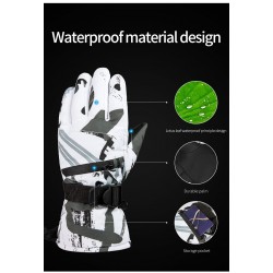 Thermal ski gloves - waterproof - 3 fingers touch screen designGloves
