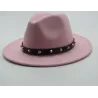 Elegant hat with a brim & rivetsHats & Caps
