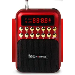Portable - rechargeable mini radio - support TF card - USB - MP3 playerAudio
