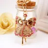 Crystal angel with wings - keyringKeyrings