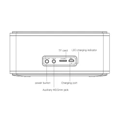 DOSS SoundBox - 2*6W - Bluetooth speaker - touch control - wireless - stereo sound - bass - built-in microphoneBluetooth spea...