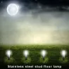 Stainless steel LED solar garden lamp - waterproof stickGarden